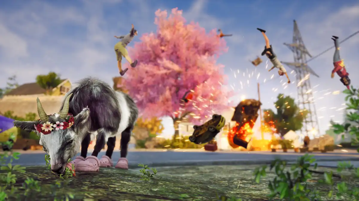 《模拟山羊3/Goat Simulator 3》单机同屏多人完整性高极速安装功能优化（win7，win10，win11完美运行）